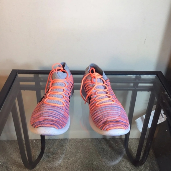 wmns nike free rn motion flyknit ...purple-wolf - Picture 2 of 4
